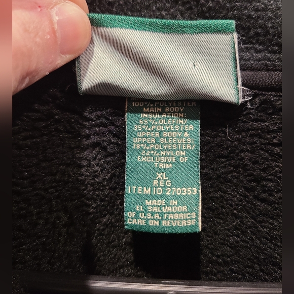 L.L.BEAN Mountain Pro polartec zip up jacket men's size XL - Picture 7 of 7